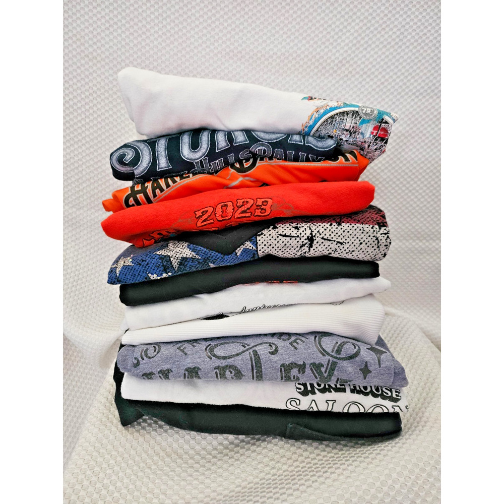 Men and Womens Harley Davidson T-Shirt Lot Of 12 Size XL-XXL